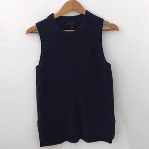 J.Crew Blue Sleeveless Sweater